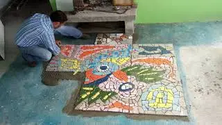 Broken Tile Art - The Process Explained