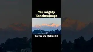 Sunrise of a Lifetime #sunrise #kanchenjunga #mountains #mountain #summit #peak #himalayas #himalaya