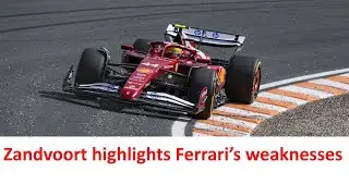 Ferrari SF-25 off the pace with tyre struggles and grip issues | Dutch GP FP1 review