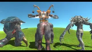Testing my Emmet's Mech from Lego Movie i create [ARBS: Animal Revolt Battle Simulator]