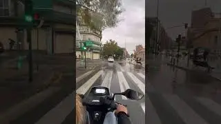 Granada est&aacute; vac&iacute;a pero no est&aacute; cerrada #espa&ntilde;a#andalucia#europa#dana#kymco#lluvia