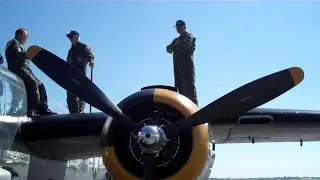 Guest crew takes B-25 on Sunday morning buzz over Toledo