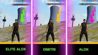 ELITE ALOK VS DIMITRI VS ALOK FULL ABILITY TEST / GARENA FREE FIRE