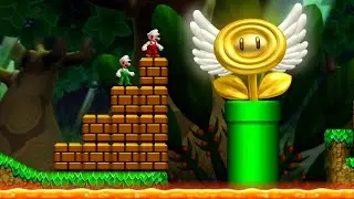 New Super Mario Bros. U Deluxe - Part 9 - 2 Player Walkthrough - Soda Jungle
