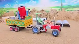 Lightning Hits Pole - DIY Mini House Building with Bricks and Cement Construction Science Project ‪‪