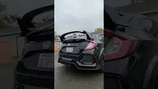 Honda Civic Type r Skunk 2 mega power double barrel Cold start . #skunk2 #catbackexhaust #Typer #Fk8