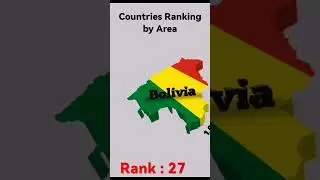 Countries size 3d comparison