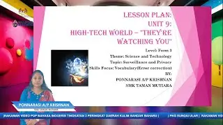 Form 3 English | Lesson 5 &ndash; Hi-Tech World&ndash;Skill: Vocabulary & Error Correction &ndash;T. Ponnarasi &ndash; SMKTM
