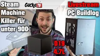 Steam Machine Killer für unter 900€ 😲🔥 D19 4.7L SFF + Zotac RTX 5060 Solo 🔴 PC Buildlog Livestream
