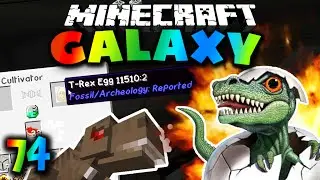 Der KAMPF mit der T-REX DNA - Heute explodiert echt ALLES! ✪ Minecraft Galaxy #74