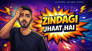 Zindagi Jhaat Hai (Lyrics) | Reality of Middle-Class Life | Desi Rap 2026 | Jitendra Solanki