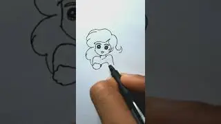 Drawing Ariel || The Little Mermaid 🧜&zwj;♀️  #shorts