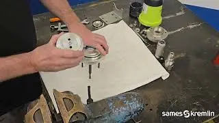 Sames Kremlin-10C18 & 02C85 Air Motor Disassembly