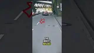 Quick Reaction Saves A Child! #automobile #accidently