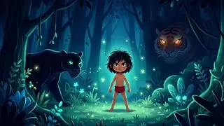 The Jungle Book Story 🌙 | Mowgli vs Shere Khan | Kids Animation