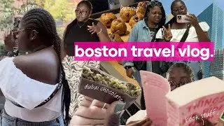 BOSTON TRAVEL VLOG | usher concert, dubai chocolate, shopping, book stuff