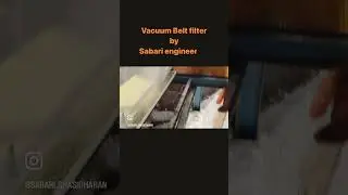Salt Filtration with the vacuum Belt filter by Sabari engineering service