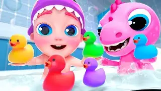 Five Little Ducks Song | Funny Bunny - Kids Songs & Nursery Rhymes