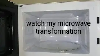 Simple microwave cleaning using what you have at home🇰🇪