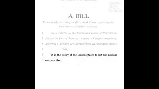 2020 Democratic candidates on no first use of nuclear weapons