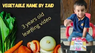 vegetables name | 3 years old learning development | 3 years old educational video
