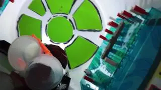 Green screen shaking.