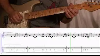How to Play the Melody to Free Fallin' by Tom Petty on Guitar with TAB