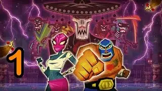 Guacamelee! STCE Let's play The Female Luchador Gameplay 1