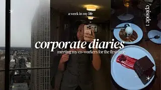 WORK WEEK VLOG: meeting my co-workers + major tech company corporate event in atlanta