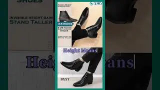 Men&rsquo;s 3.5 Inches Hidden Height Increasing Formal Lace-Up Boot | Premium Elevator Formal Boots