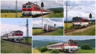 Vlaky medzi Banskou Bystricou a Zvolenom na trati ŽSR 170 #train #railway #vlaky #amazing #slovakia