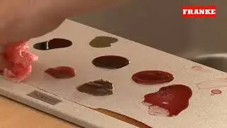 Franke Fragranite Resistance - 24 Hour Stain Test