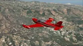 Real Air Marchetti SF260 over Canary Sim Scenery - FS2004