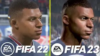 FIFA 23 и FIFA 22: сравнение графики ранних версий