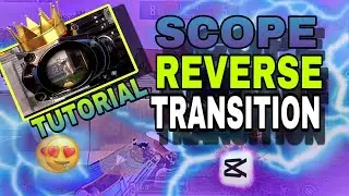 Scope reverse Transition tutorial 🔥 ( capcut ) like a pro( PUBG MOBILE )#pubgmobile #editingtutorial