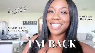 I'm Back On Youtube | NEVER flying Spirit again | Natural Hair Update