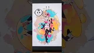 Beelzebub from Helluva Boss #beelzebub #helluvaboss #hazbinhotel #drawing #cuteart #chibiart #crafts