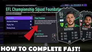 HOW TO COMPLETE EFL CHAMPIONSHIP SQUAD FOUNDATIONS 2 OBJECTIVES FAST! (86 Buendia, Henry) - FIFA 21