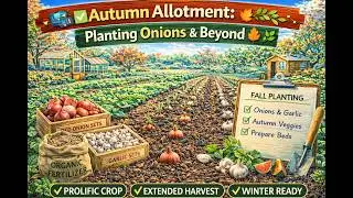 🎥 ✅ Autumn Allotment: Planting Onions & Beyond 🍂🌿