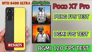 POCO X7 Pro Gaming Test | PUBG & BGMI FPS + Heating & Battery Check (120 FPS?)