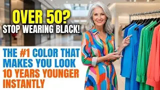 Over 50? Stop Wearing Black! The #1 Color That Makes You Look 10 Years Younger Instantly