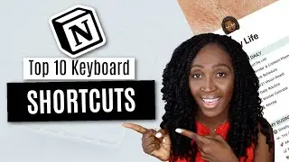 Top 10 Notion KEYBOARD SHORTCUTS | Notion Tips for Productivity