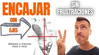 Como ENCAJAR un dibujo con EJES I Aprender a dibujar paso a paso #2