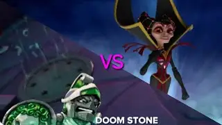 Skylanders nightmare Kaos's Mom vs Doom Stone