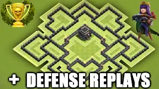 Clash of Clans - Town Hall 9 (TH9) Trophy Base &diams; 2016 May Update + REPLAYs