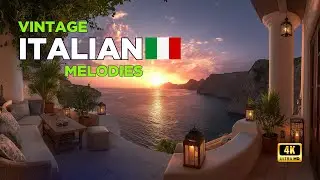 Mediterranean Blue Hour Dreams 🌊🏡3+ Hours of Relaxing Italian & Greek Coastal Music