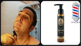 💈 MAN'S BEARD - Se raser avec un gel de rasage 💈 FILSLADE - Rasage Traditionnel