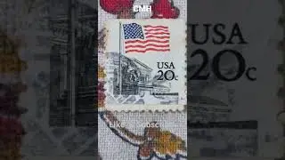 1981 20c Flag over Supreme Court USA stamp.