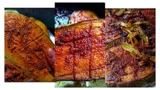 কম তেলে বেগুন ভাজি টিপস্ সহ।। how to make bringal fry।। begon vaji।। @F