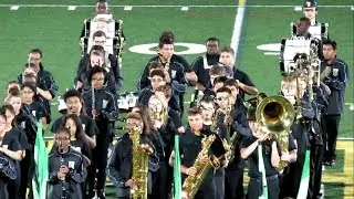 Hamden Green Dragons Marching Band Performs at Football Halftime vs Norwalk - September 08, 2017